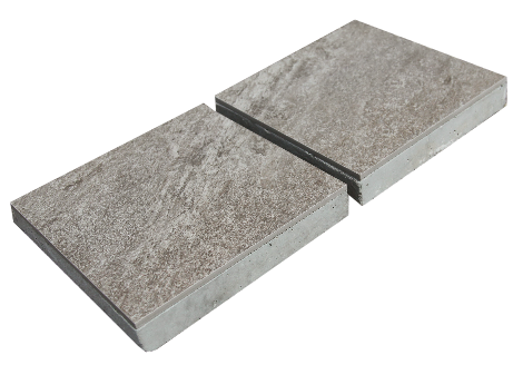 タイル平板（コンクリート一体型）